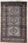 Tapete persa (KARACHI) Para de Elefante. Med. 102 x 65 cm.