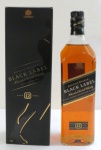 WHISKY -  Walker - Black Label Blend- Old Scotch Whisky - 1 Litro - Lacrado, na caixa - 12 anos-