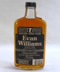 Whisky Evan Williams genuine sour Mash bourbon Whisky 375 ml, versão vintage de coleção anos 90, lacrada.