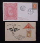 Colecionismo - dois envelopes comemorativos - semana da asa e dia do selo.