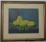 ARMANDO VIANNA - "Frutos", O.S.T, assinado no canto inferior direito. Med.: 38x45 cm