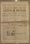 Colecionismo - Jornal Gazeta de Noticias - 2.ª Guerra - "A Artilharia Aliada Iniciou o Bombardeio da "Muralha Ocidental" - Fevereiro de 1945