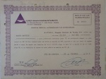 Colecionismo - Ações da Alimentos Industriais da Paraíba S/A - ALIPASA - de 20/10/1975.
