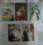 Cartofilia - 5 cartões postais fotográficos de época com resenha. Sem circulação.