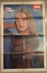 Colecionismo - Antigo Poster de Artistas Editado pela Revista Amiga - Apresenta dobraduras - No Estado. Contes fotos nas duas faces do Poster. Med. 55cm x 85cm