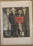 Gravura Capone his last days in chicago " Capone seus últimos dias em chicago". muito bem conservada Med. 28cm x 35cm