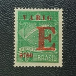 BRASIL - V-5 - VARIG 1928 - REGISTRO EXPRESSO - SELO NOVO, SEM GOMA , SEM DOBRAS E DEFEITOS - RHM  130UFS