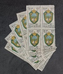 BRASIL - C-112 1936 - CONGRESSO EUCARISTICO NACIONAL - LOTE COM 5 QUADRAS , COM GOMA PLENA - 180 UFS