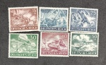 ALEMANHA 1944 - LOTE COM 6 VALORES , OM GOMA PLENA - 5 VALORES C/ CHARNEIRA 