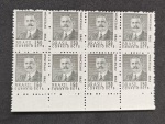 BRASIL - 534 1966- WENCESLAU BRAZ- BLOCO COM 8 UNID. COM GOMA  - 240UFS