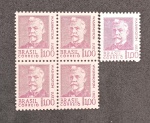 BRASIL - 535 - 1968 - WASHINGTON LUIZ VARIEDADE - LOTE COM 1 QUADRA +1 SELOS COM DIFERENTE TONALIDADE  - 225UFS