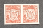BRASIL 137 SD - 1939 - PROVA - PAR SEM DENTEAÇÃO, NOVO - CONGRESSO EUCARISTICO - 105UFS