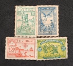 BRASIL - C1, C2 , C3 , C4 1900 - SÉRIE COMPLETA C-1/4 NOVO - 2ª COLUNA - 80UFS