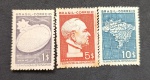 BRASIL - C153/155 1940 - FEIRA MUNDIAL DE N. YORK - LOTE COM 3 SELOS DESTACADOS DOS BLOCOS  - 136UFS