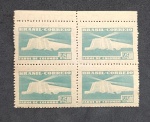 BRASIL - C-222 1946 - FAROL DE COLOMBO - QUADRA COM GOMA PLENA - 200 UFS