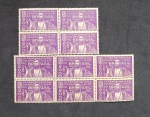 BRASIL C43 - 1932 - LOTE COM 10 UNID. COM GOMA PLENA - MARTIN AFONSO DE SOUZA - 300UFS