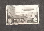 ITALIA  - EGEU 1933 - ZEPPELIN  COM CARIMBO Nº27 YVERT 