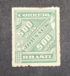 BRASIL - J -16 1889 - NOVAS CORES - SELO PARA JORNAL , NOVO COM LEVES PONTOS DE ÓXIDO - 270 UFS