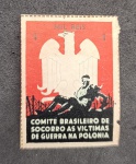 BRASIL - 1930 - CINDERELA EM BENEFICIO AS VITIMAS DE GUERRA DA POLONIA - PEQUENO DENTE AO LADO DIREITO DO SELO