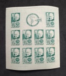 BRASIL - B001 1938 - BLOCO BRAPEX - 1º EXPIO INTERNACIONAL, ROWLAND HILL - VOM GOMA SEM DOBRA 
