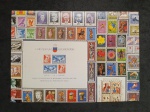 LIECHTENSTEIN 1986 - PORTOFÓLIO OFICIAL DOS CORREIOS COM DUAS CARTELAS COM SELOS DE 1986, PRESERVADOS EM HAWID