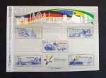 BRASIL - B 175 - ALEMANHA BRASIL 2013 - RELAÇÕES DIPLOMATICAS - BLOCO EM HOMENAGEM AS RELAÇÕES BRASIL E ALLEMANHA , NOVO, COM GOMA - VALOR FACIL 13,75