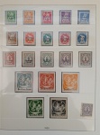 ALEMANHA - MI 119/138 - 1920 - SÉRIE COMPLETA EM PAGINA DE ALBUM "LINDNER" , NOVOS , COM GOMA E SEM GOMA