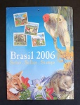 BRASIL - PLANO REAL - 2006 - FOLDER COM TODAS OS SELOS E BLOCOS DO NO 2006 - -  NÃO ESTÃO INCLUIDOS OS PERSONALIZADOS