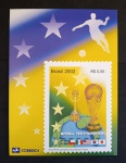BRASIL - PLANO REAL - 2002 - FOLDER COM TODAS OS SELOS E BLOCOS DO ANO 2002 -  NÃO ESTÃO INCLUIDOS OS PERSONALIZADOS