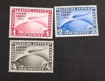 ALEMANHA - ZEPPELIN 1931 - POLAR FAHART -  OS TRES VLORES NOVOS, SEM GOM SEM DOBRAS  - 750EUROS