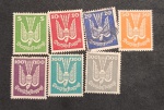 ALEMANHA - AÉREOS  1924/26 - A SÉRIE COMPLETA, NOVOS, COM EXCESSÃO 20 PFENIG, COM CARIMBO, COM CHARNEIRA - ESCASSOS  250EUROS