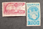 BRASIL - C-100/01 1935 - LOTE COM DUAS UNID. DA SÉRIE , COM GOMA PLENA  - 90UFS