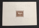 ALEMANHA - BLOCO 4 1936 - REICH - BLOCO EM HOMENAGEM AO  HIPISMO,- COM GOMA PLENA , E COM LEVISSIMA MARCA DE CHARNEIRA  - 30 EUROS