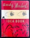 livro - Andy Warhol Idea Book (caderno de esboços) - Andy Warhol Foundation for the Visual Arts - Chronicle Books - 2002 - capa dura - por dentro, o papel de luxe sem linhas é perfeito para escrever ou desenhar, e as citações espirituosas e ilustrações de Warhol em folhas de pergaminho para inspiração - (24x19)cm.