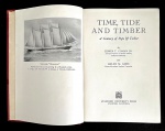 livro - Time, Tide And Timber: Over A Century Of Pope And Talbot - Edwin T. Coman and Helen M. Gibbs - Stanford University Press - 1949 - idioma inglês - 480p. - capa dura e parte interna em excelente estado de conservação - (23x15,5)cm.