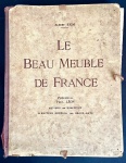álbum - Le beau meuble de France - Albert Keim - Éditions Nilsson - (c.1930) - álbum formado por 8 conjuntos com um texto de apresentação sobre o estilo do período ilustrados com diversas  pranchas impressas em rotogravura - capa com marcas do tempo - miolo levemente amarelado - (39,5x30)cm.