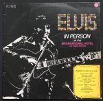 vinil LP - Elvis Presley - In Person At The Inter Hotel - RCA - 1991 - capa com marcas do tempo - vinil bem conservado - não testado.