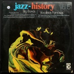 vinil LP -  Big Bands / Vocalistas Famosas - Jazz History Vol. 15 - álbum duplo - MGM - 1974 - capa com marcas do tempo - vinil bem conservado - não testado.