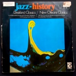 vinil LP - Dixieland Classics / New Orleans Classics - Jazz History Vol. 16 - álbum duplo - MGM - 1974 - capa com marcas do tempo - vinil bem conservado - não testado.