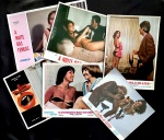cinema nacional - conjunto de 6 lobby cards com 6 títulos diversos - em bom estado de conservação - menor (31,5x22) - maior (26,5x36)cm.