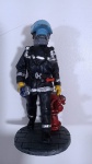 Bombeiro com coleção Bombeiros do Mundo em metal pesado