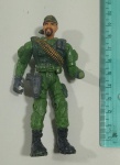 Boneco lanard GI Joe the corps elite  com avaria na mão