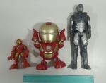 Lote Homens de ferro sem testes - o maior da Mattel com detalhe  na mão