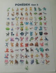 Poster para emoldurar retrô Oficial 70x50cm -  Pokédex da Geração 2 (Gen 2) completa, apresentando os 100 Pokémon originais da região de Johto - pode conter mínimas marcas nas pontas - item enviado em formato cilíndrico