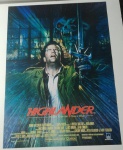 Poster para emoldurar retrô Oficial 70x50cm -Filme Highlander  O Guerreiro Imortal (1986) - pode conter mínimas marcas nas pontas - item enviado em formato cilíndrico