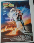 Poster para emoldurar retrô Oficial 70x50cm - Filme De Volta para o Futuro  - pode conter mínimas marcas nas pontas - item enviado em formato cilíndrico