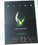 Poster para emoldurar retrô Oficial 70x50cm - Filme Alien- pode conter mínimas marcas nas pontas