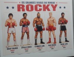 Poster para emoldurar retrô Oficial 70x50cm -  cinematográfica Rocky   pode conter mínimas marcas nas pontas