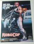 Poster para emoldurar retrô Oficial 70x50cm - Filme Robocop      pode conter mínimas marcas nas pontas