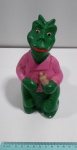 A Família Dinossauro - Boneco de Gesso década de 90 - Fran da Silva Sauro , contem pequenos detalhes na pintura